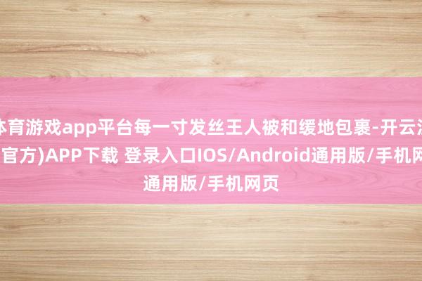 体育游戏app平台每一寸发丝王人被和缓地包裹-开云注册(官方)APP下载 登录入口IOS/Android通用版/手机网页